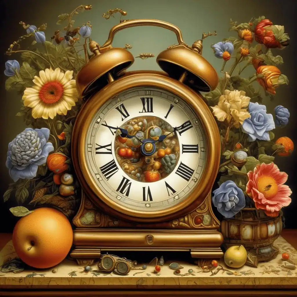 Steam alarm clock with a polyphonic whistle – Jacek Yerka