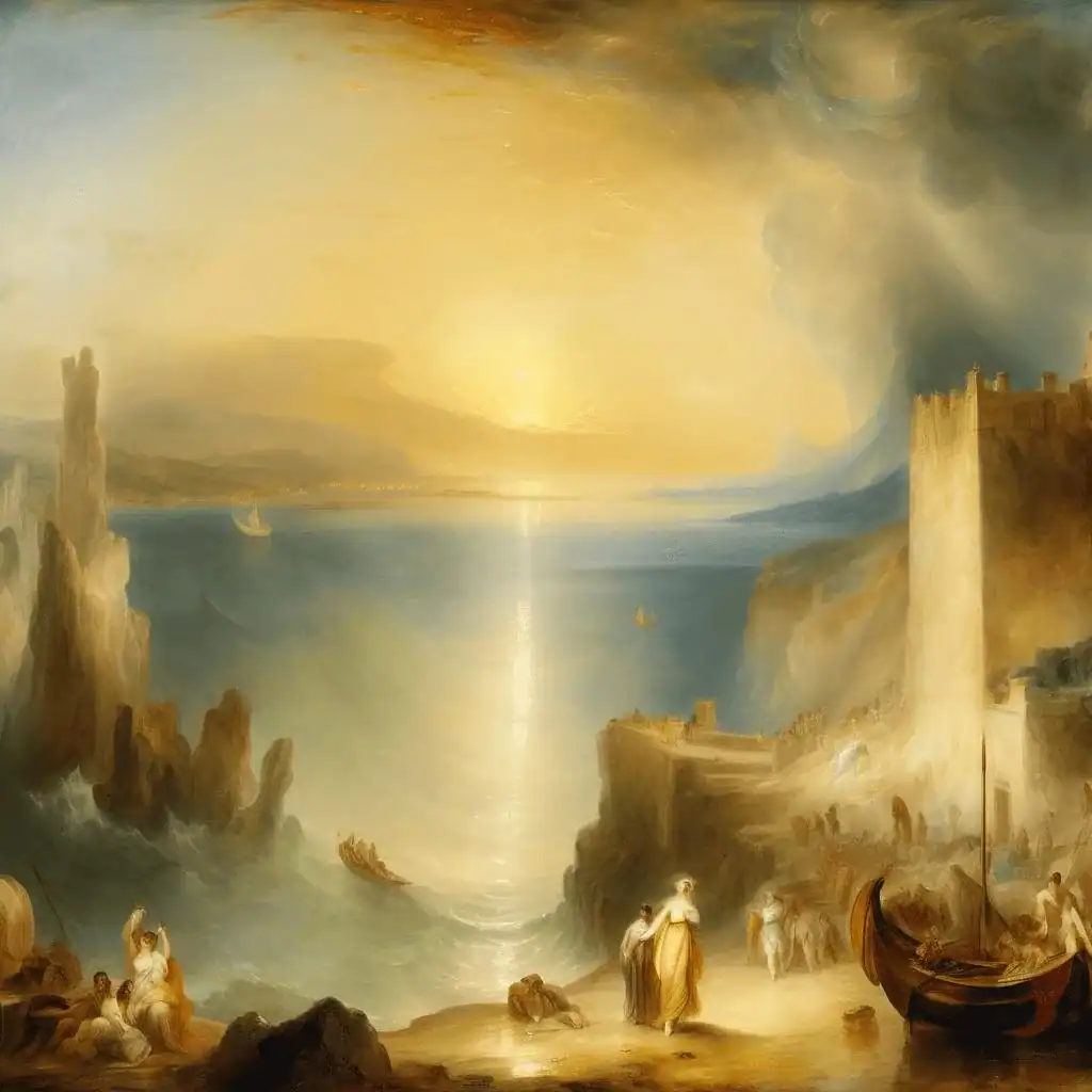 The Bay of Baiae, with Apollo and the Sibyl – J.M.W. Turner