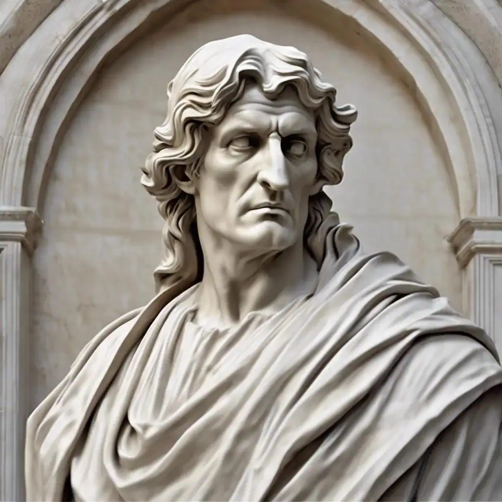 Bust of Dante Alighieri – Giovanni Duprè