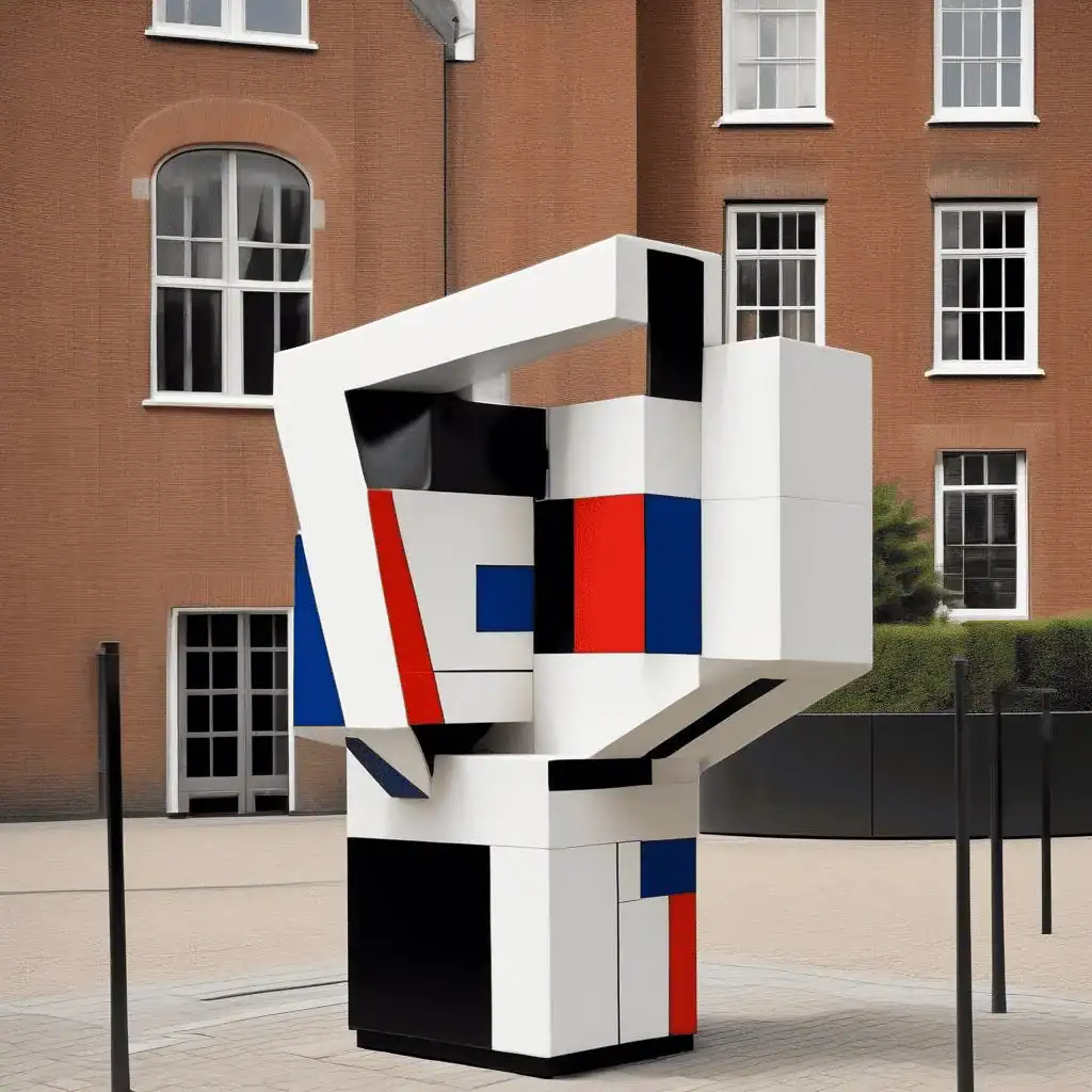 Banister post, Huis De Lange, Alkmaar – Theo van Doesburg